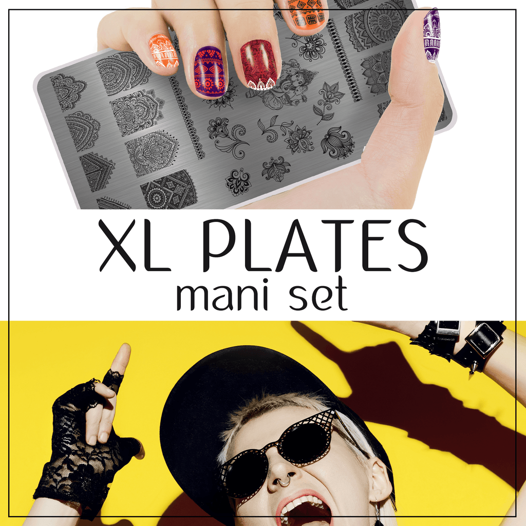 XL Plates Mani Set