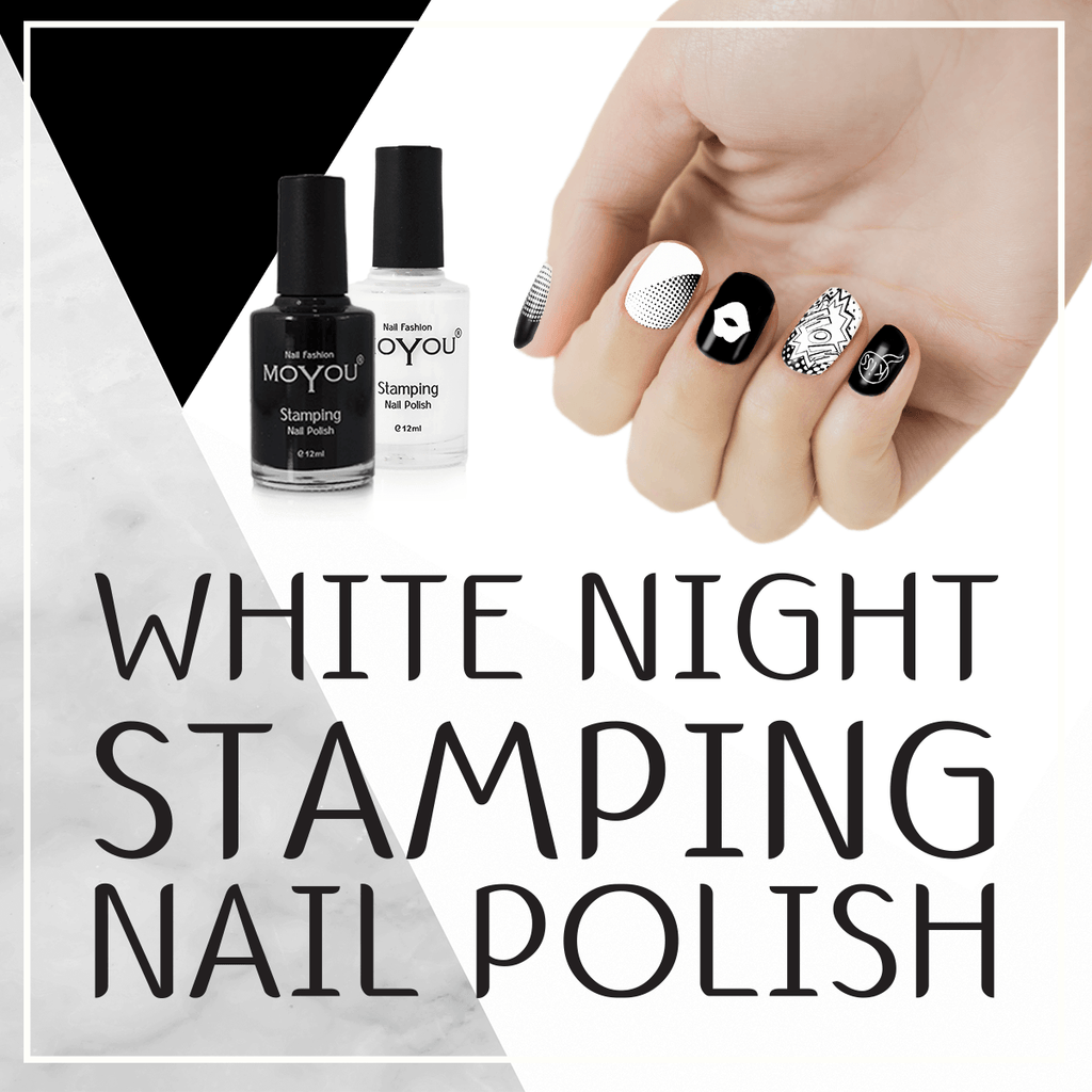 MoYou Nail Fashion White Night Stamping Nail Polish